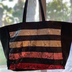 Victoria's Secret Sequin Tote Bag
